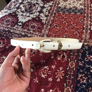 Christian Dior White Belt Medium